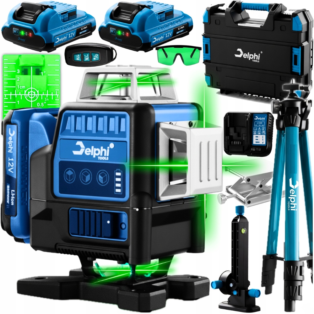 Přesný Křížový Laser laserová vodováha Set stativ Pro 360 4D 16L