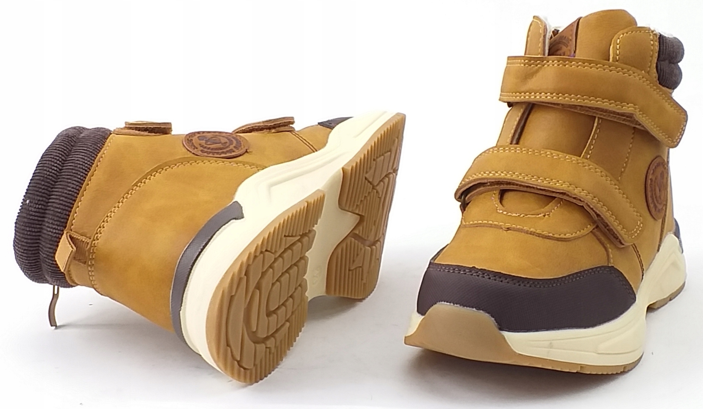 BUTY ZIMOWE AMERICAN OCIEPLANE NA RZEPY I SUWAK CIEPŁE TRAPERY TRZEWIKI 32 Rozmiar (new) 32