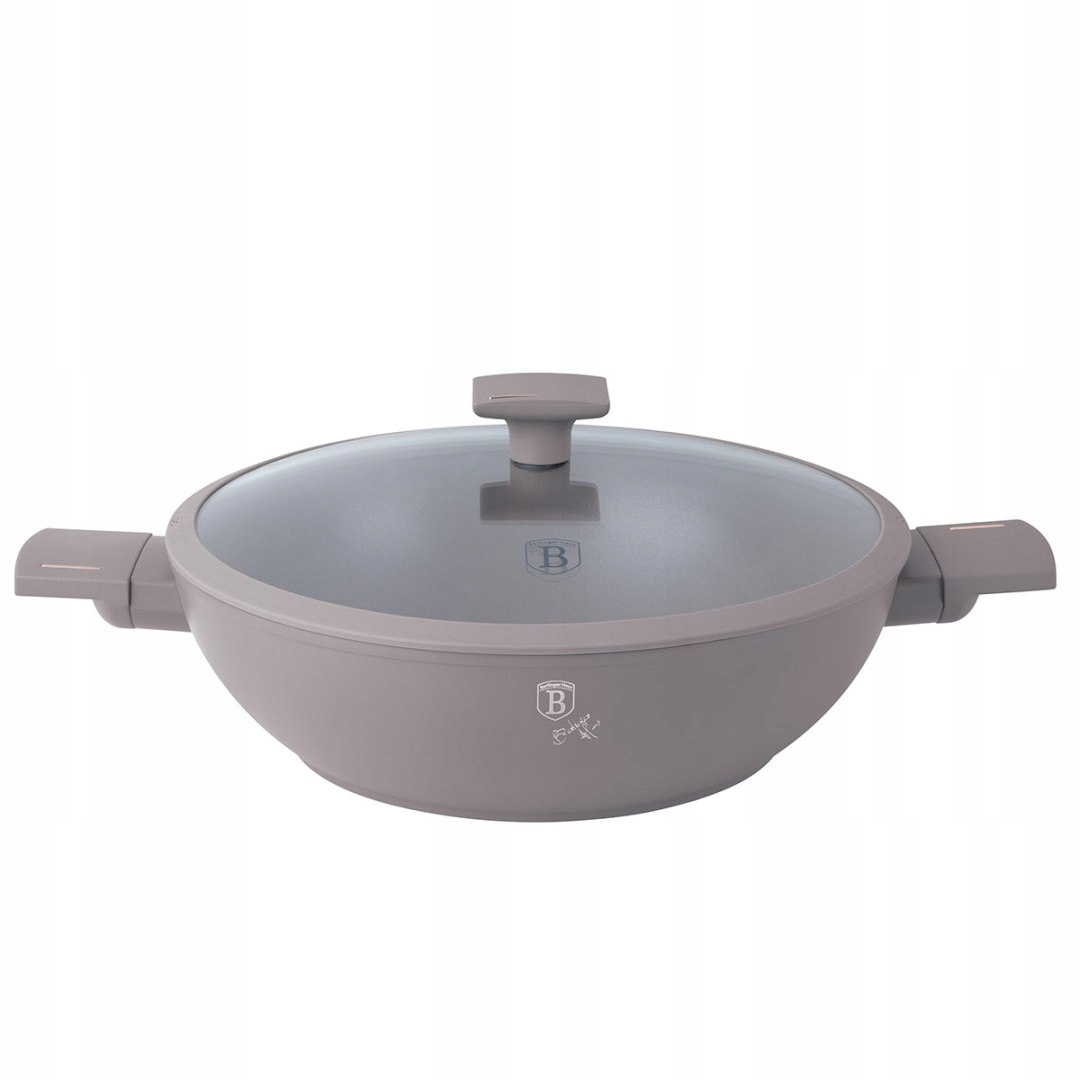 Titánový Wok S Pokryvom 30 cm Berlinger Haus BH-8095 Taupe