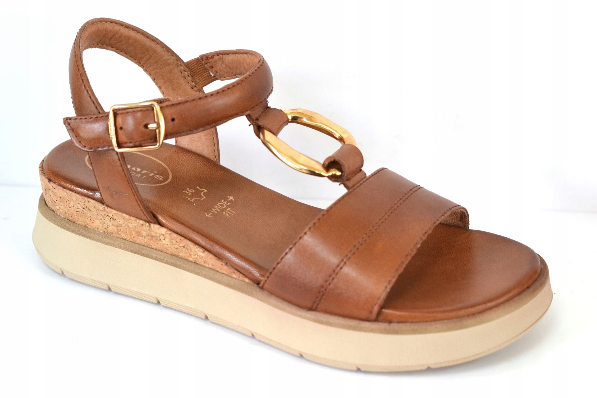 Tamaris Comfort 88718-44 Sandály Hnědé Tuhost H Vel. 38