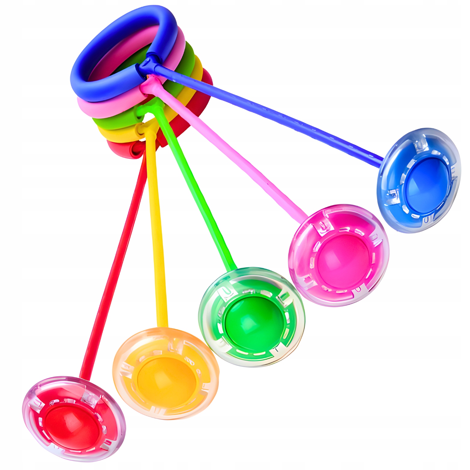 Skakanka na nogę HULA HOP skipper dla dzieci ŚWIECĄCA skip jump LED kolory Kod producenta Hula-hop na nogę