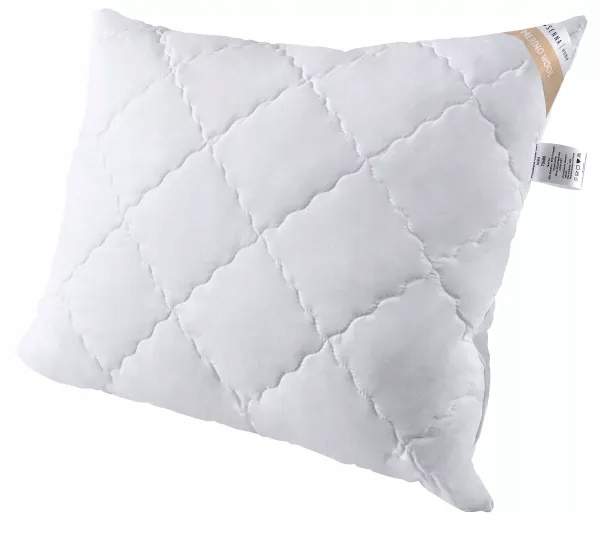 Polštář 70x80 Merino Wool bílý, nastavitelný, 1,2 kg, 100% vlna