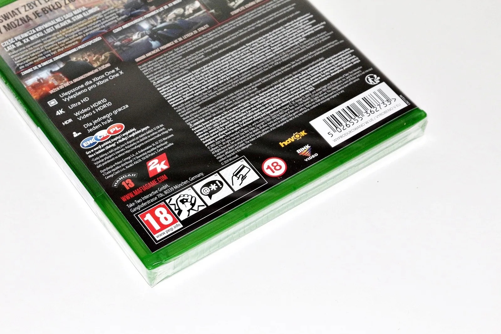 MAFIA EDYCJA OSTATECZNA XONE Wykorzystuje kontroler ruchu Nie