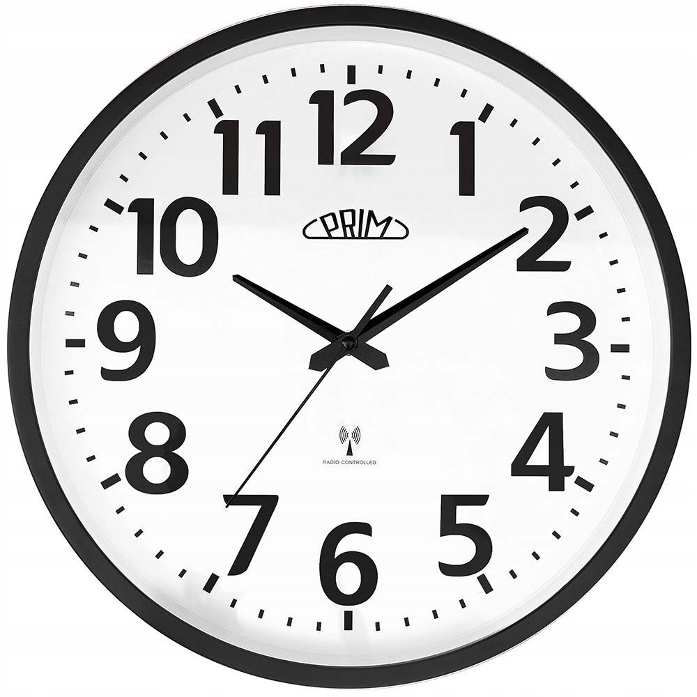 Rádiovo Ovládané Nástenné Hodiny Prim 4183 35 cm