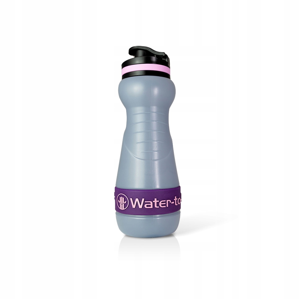 Butelka Filtrująca WatertoGo Sugarcane0.55l Purple