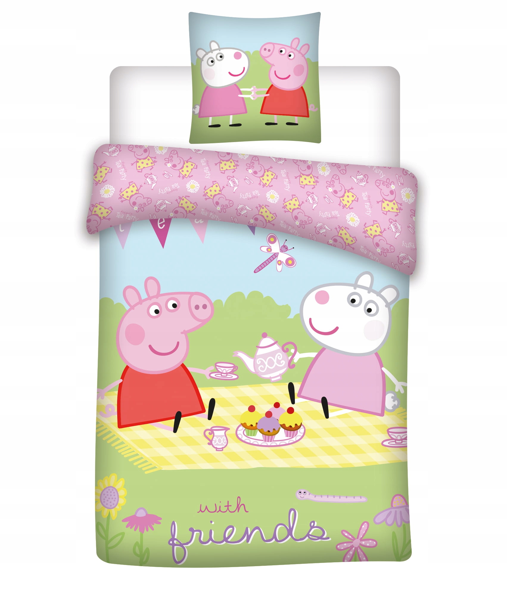 

Pościel Dziecięca 140/200 Świnka Peppa