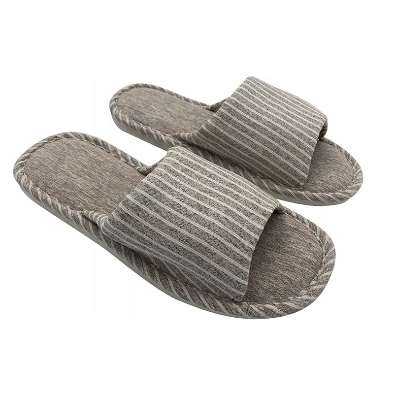 KAPCIE MĘSKIE PANTOFLE WSUWANE OTWARTE 42 KHAKI