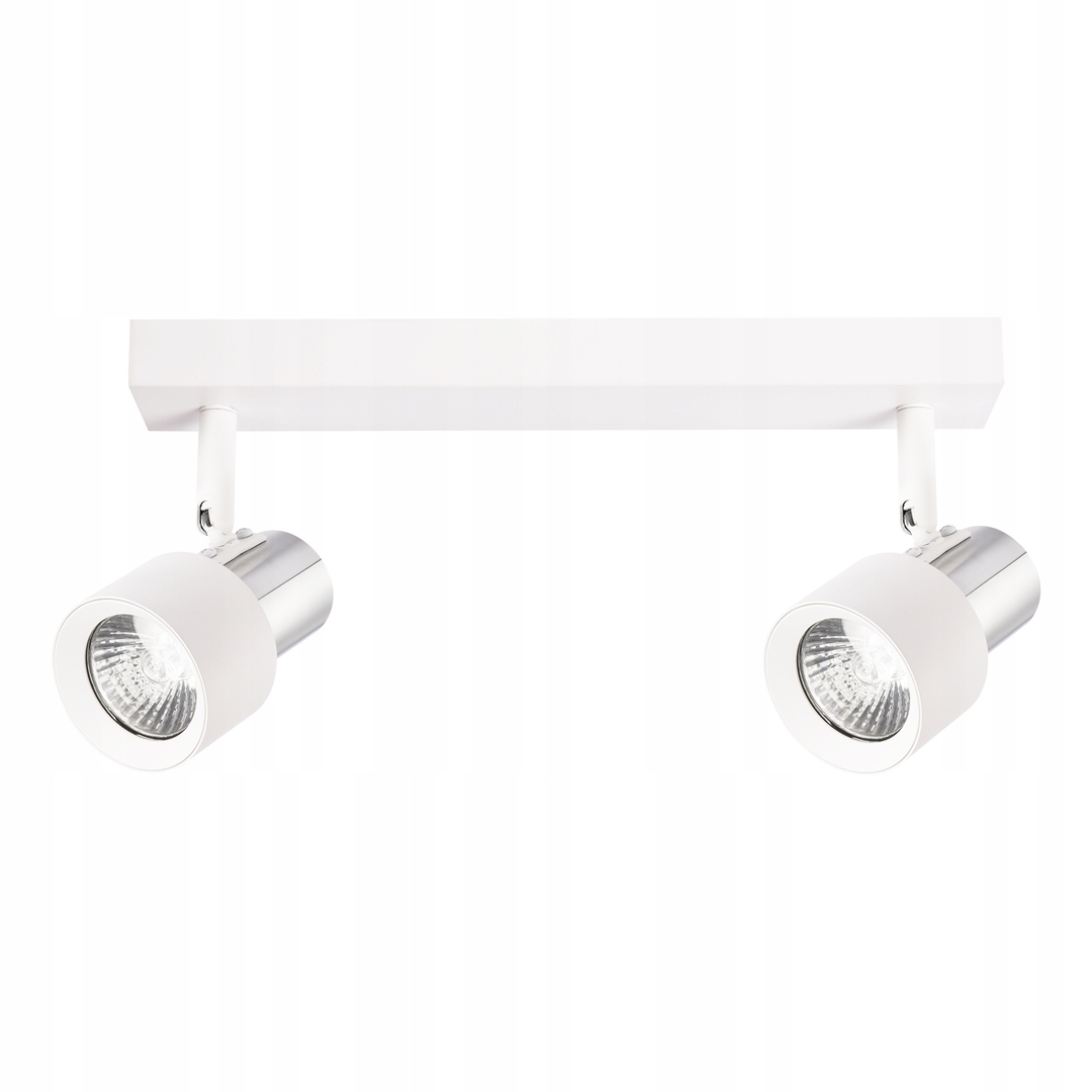 Stropní Svítidlo Cino 2xGU10 Bílá Chrom
