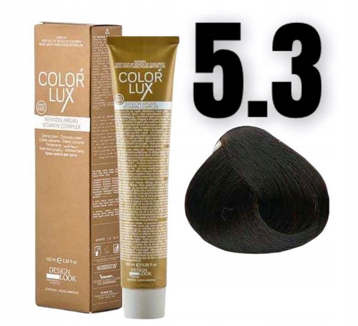 DESIGN LOOK Color Lux 100ml farba do włosów 5.3