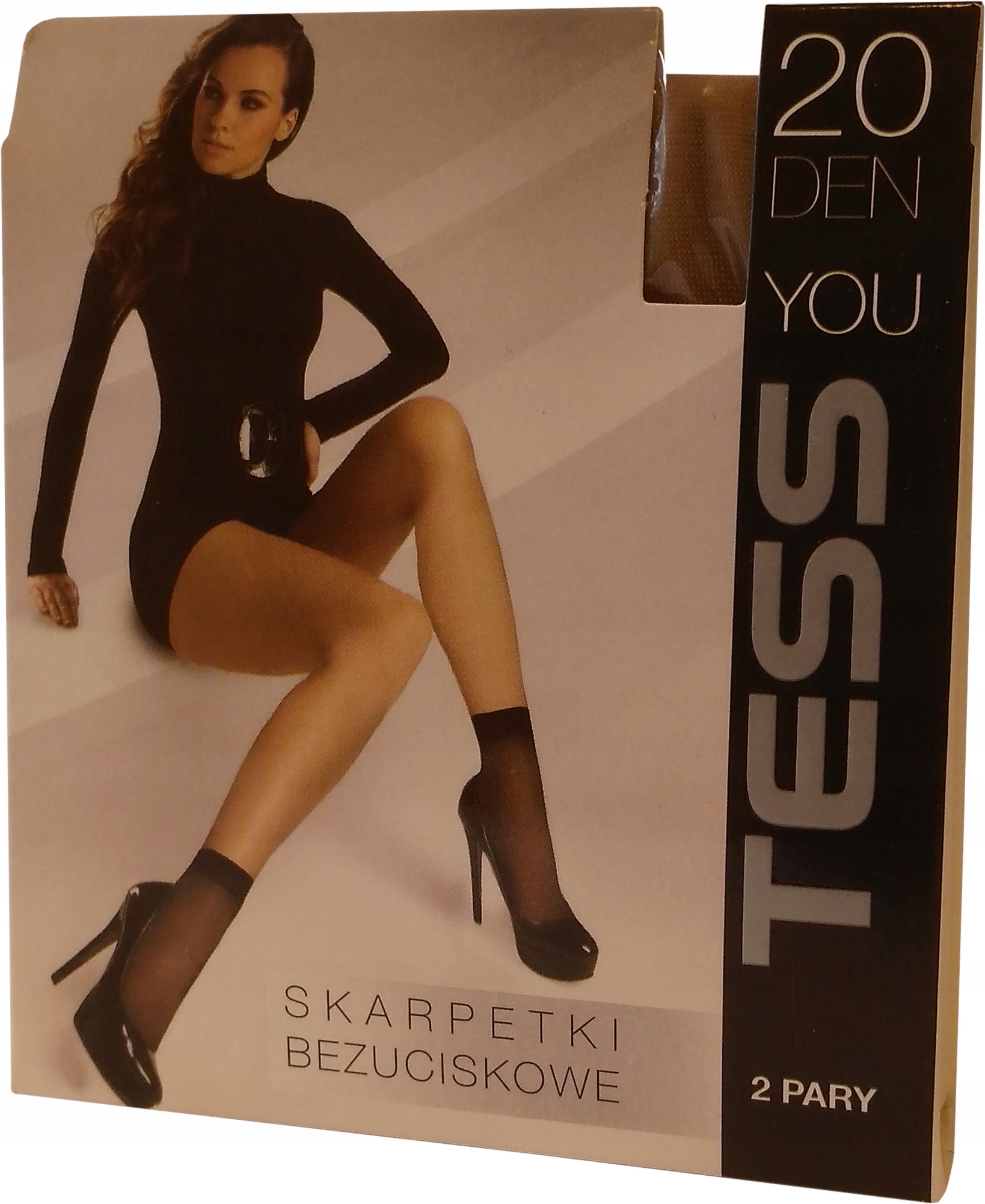 

Skarpetki bezuciskowe lycra 20 den Tess 2 pary