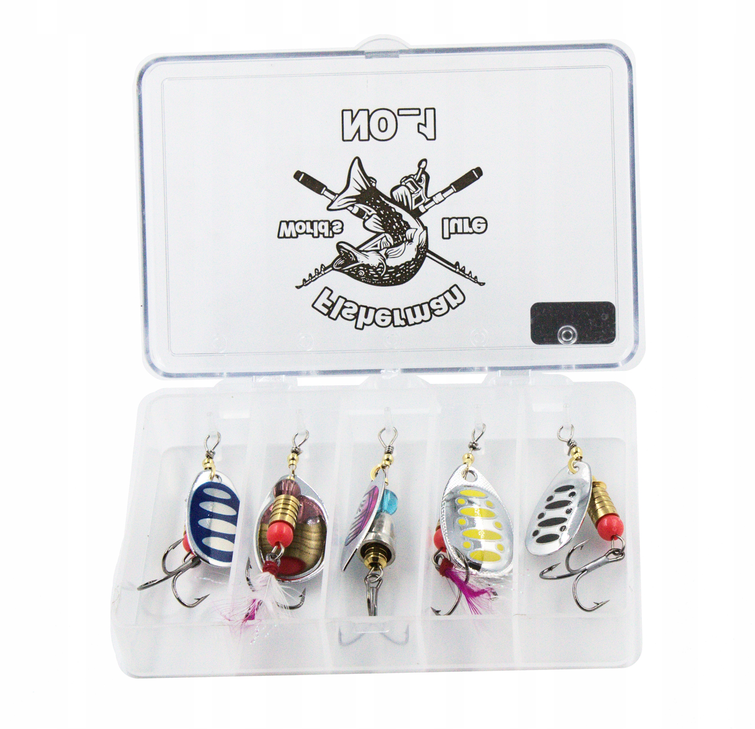 

Błystka Obrotówka Zestaw 5szt x 5,5g Szczupak Okoń