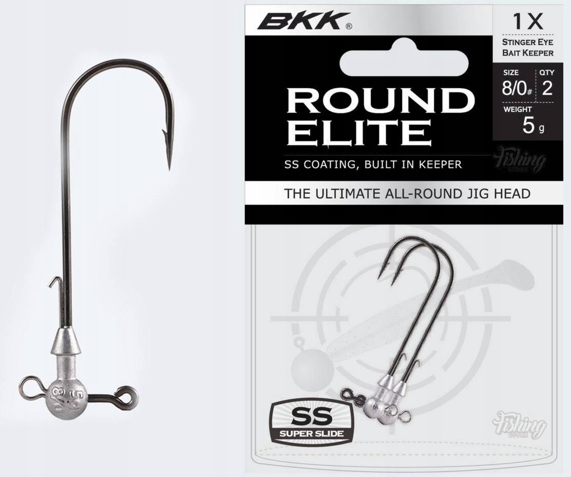 Główki jigowe Bkk Round Elite Stinger 30g 10/0 2sz