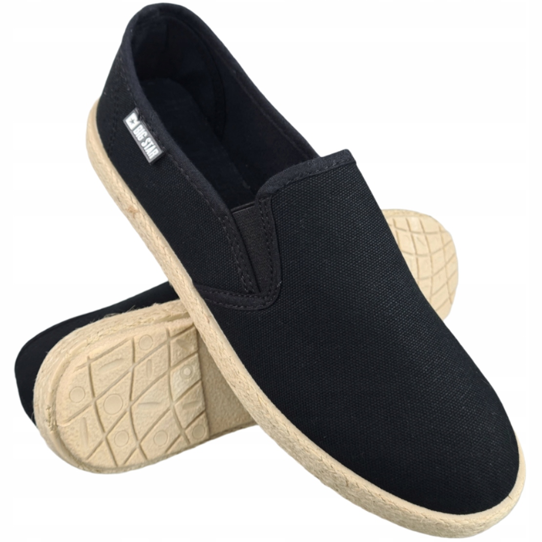 

Espadryle damskie Big Star czarne buty DD274017 37