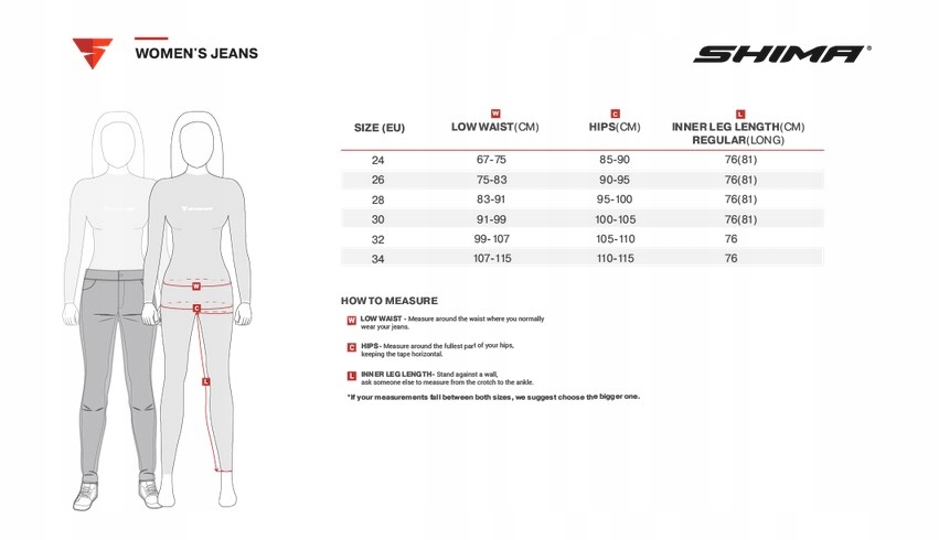 DAMSKIE SPODNIE JEANS SHIMA GIRO 2.0 KHAKI r 30L Przeznaczenie miasto