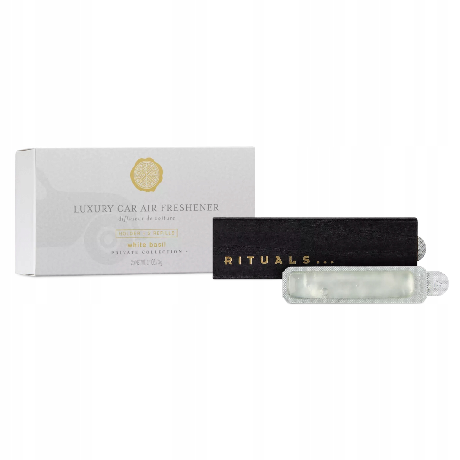 Rituals Private Collection White Basil Zapach do samochodu 2x3g