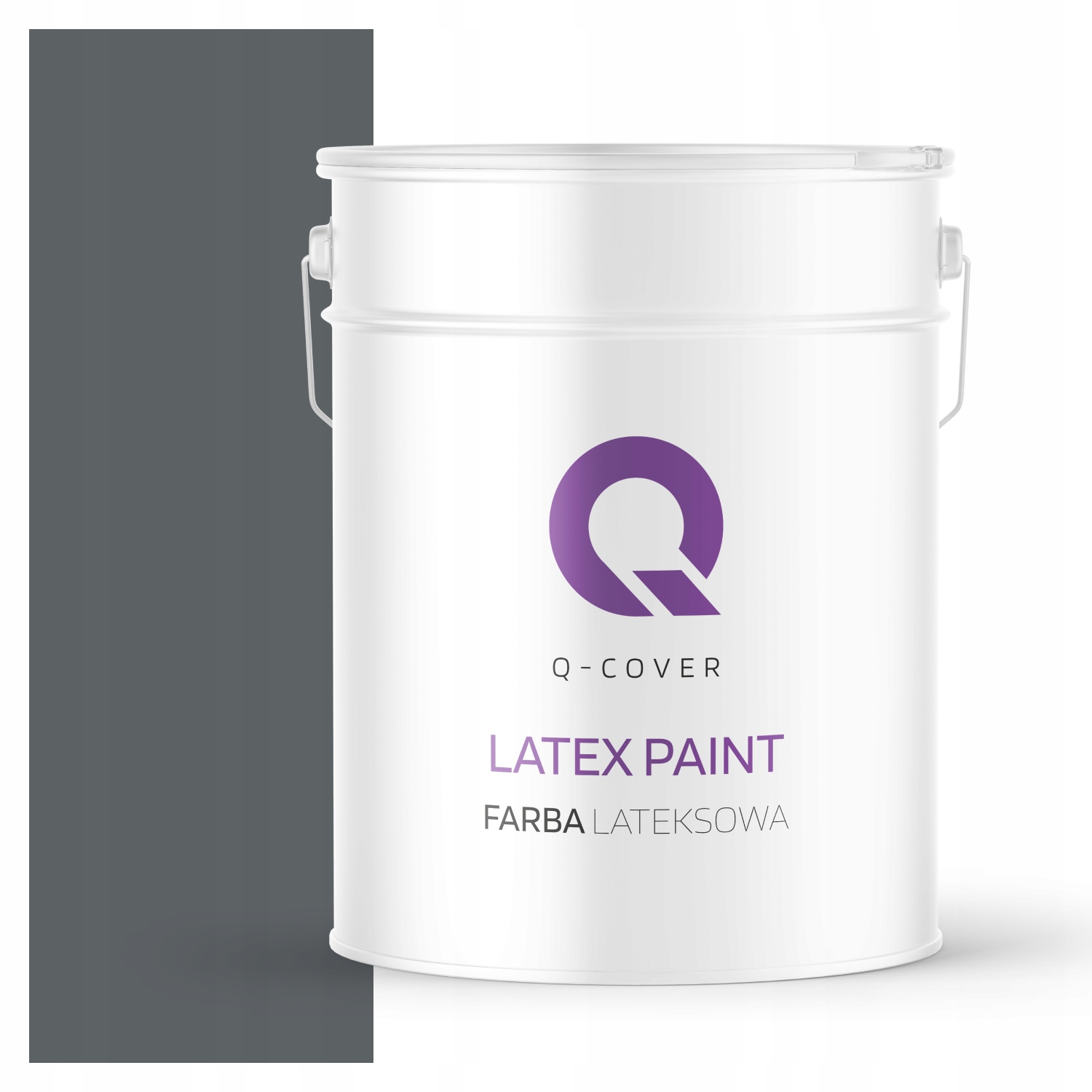 Latexová Nástenná Farba Hlboká Matná Trvanlivá 10 L Farba Antracitová H0912 Premium