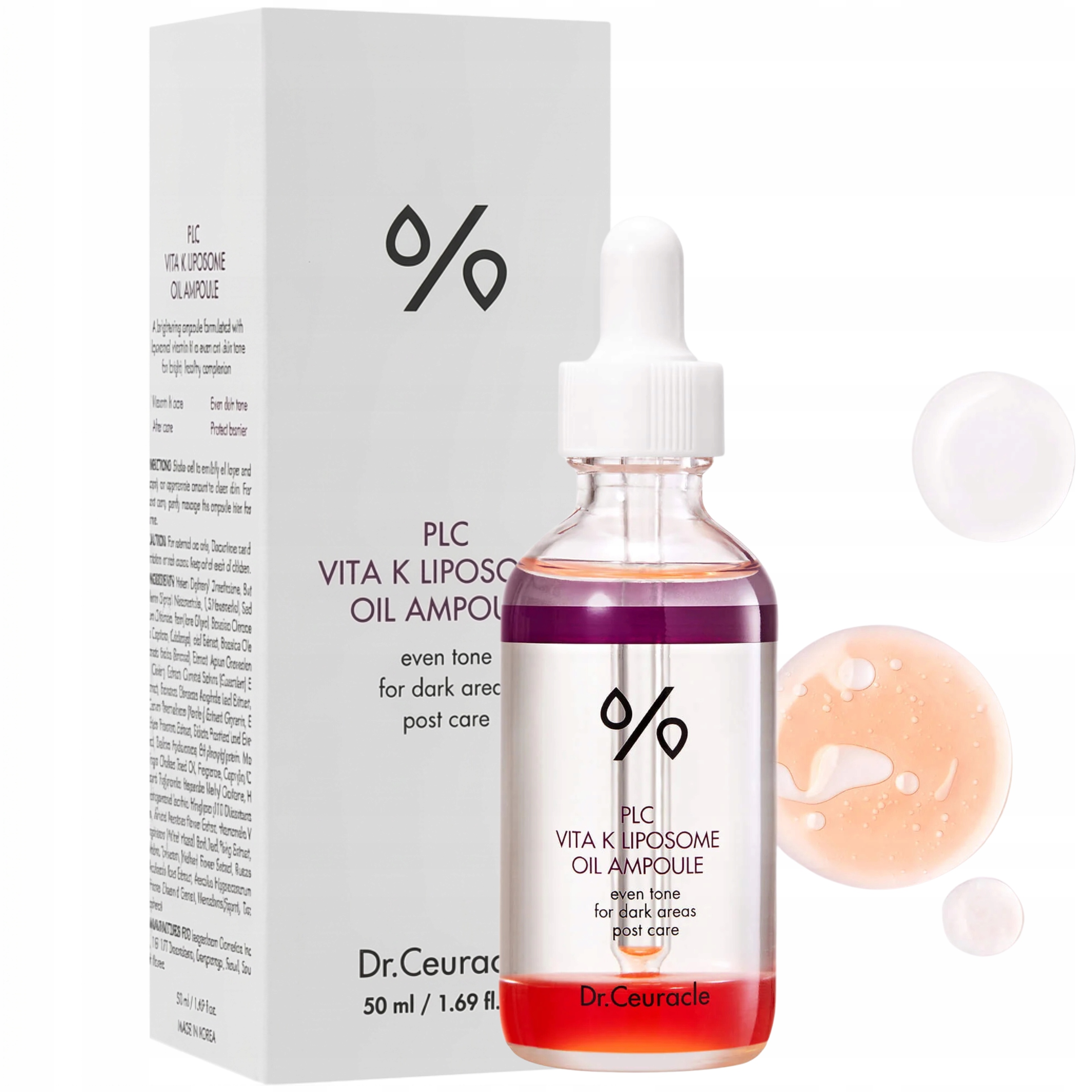 Hydratační pleťové sérum Dr.Ceuracle Plc Vita Liposome Oil Ampoule 50 ml