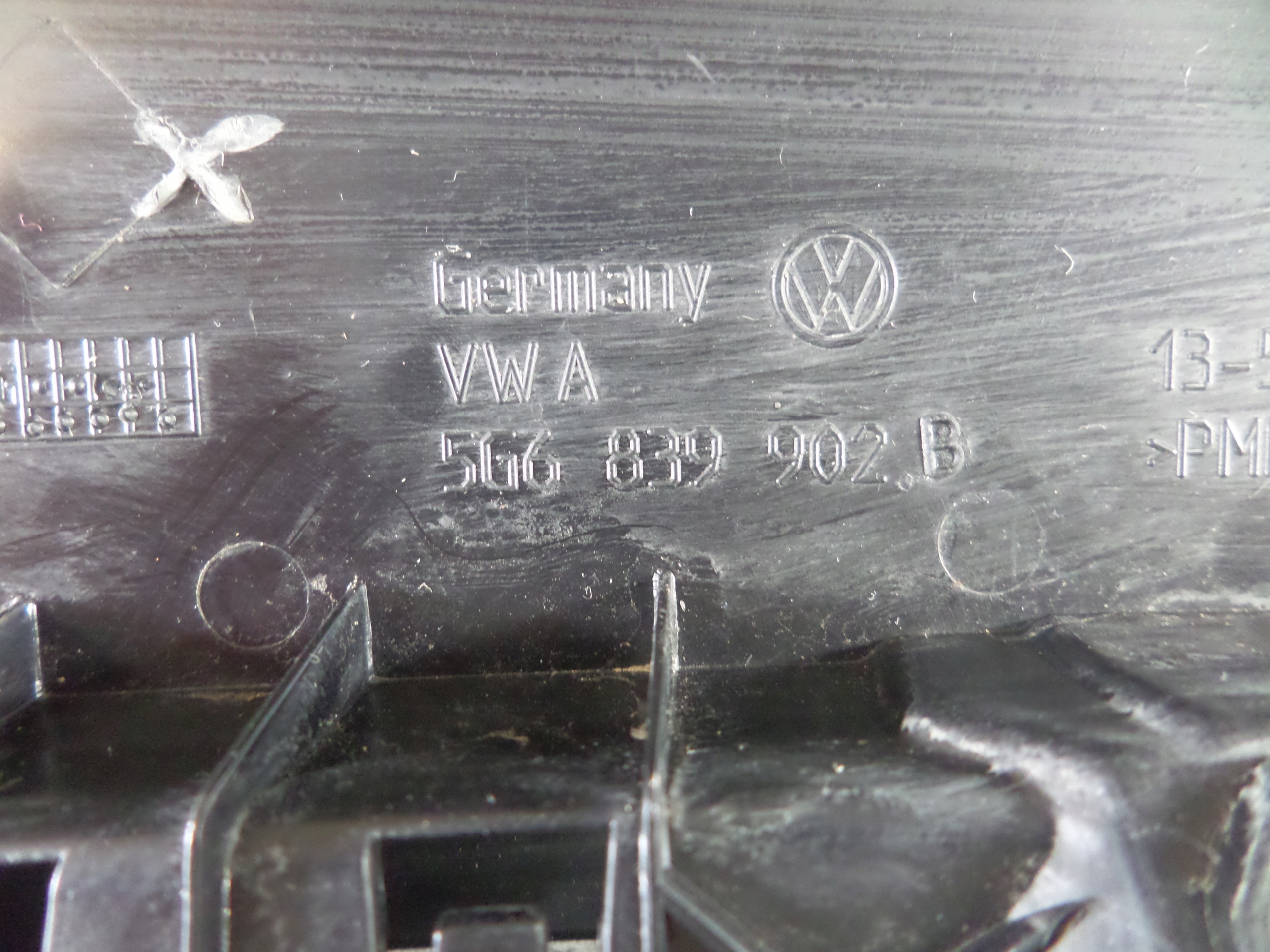 moulding door rear part right VW GOLF VII 12