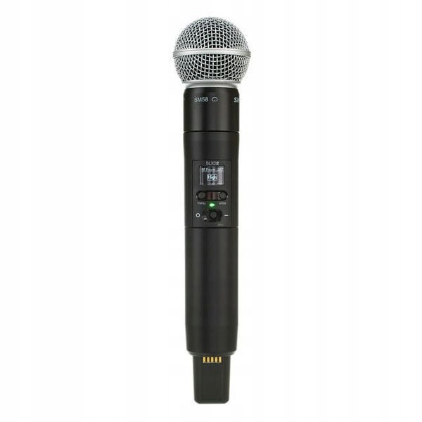 SLXD2/SM58=-G59 Vysílač „do ruky“ s mikrofonem SM58 (470-514 MHz)