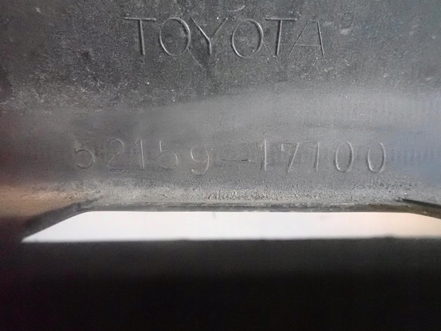 bumper rear part rear TOYOTA MK2 1999-2007 52159-17100