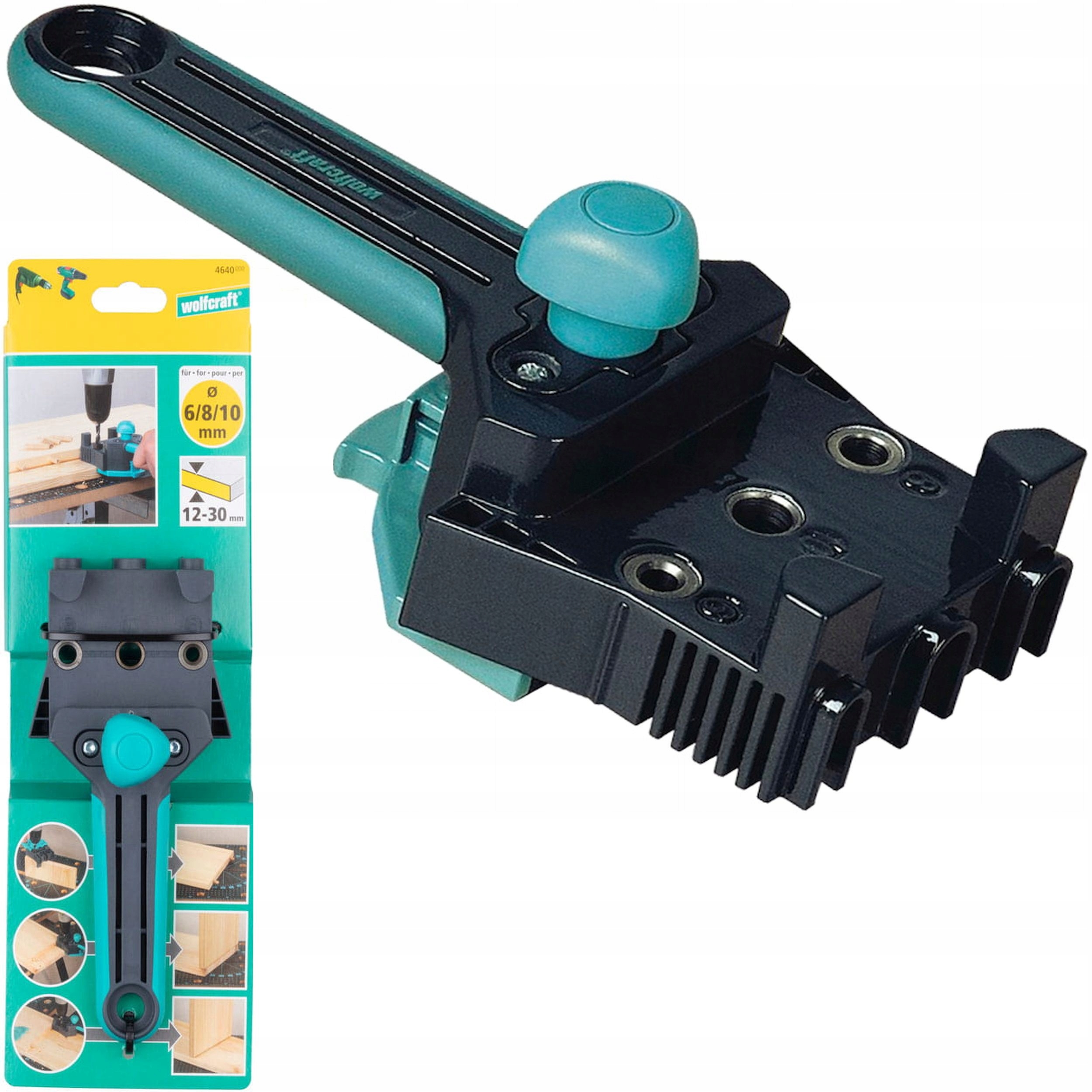 Přípravek Pro Kolíkové Spoje Wolfcraft 4640000 6/8/10 MM Jig