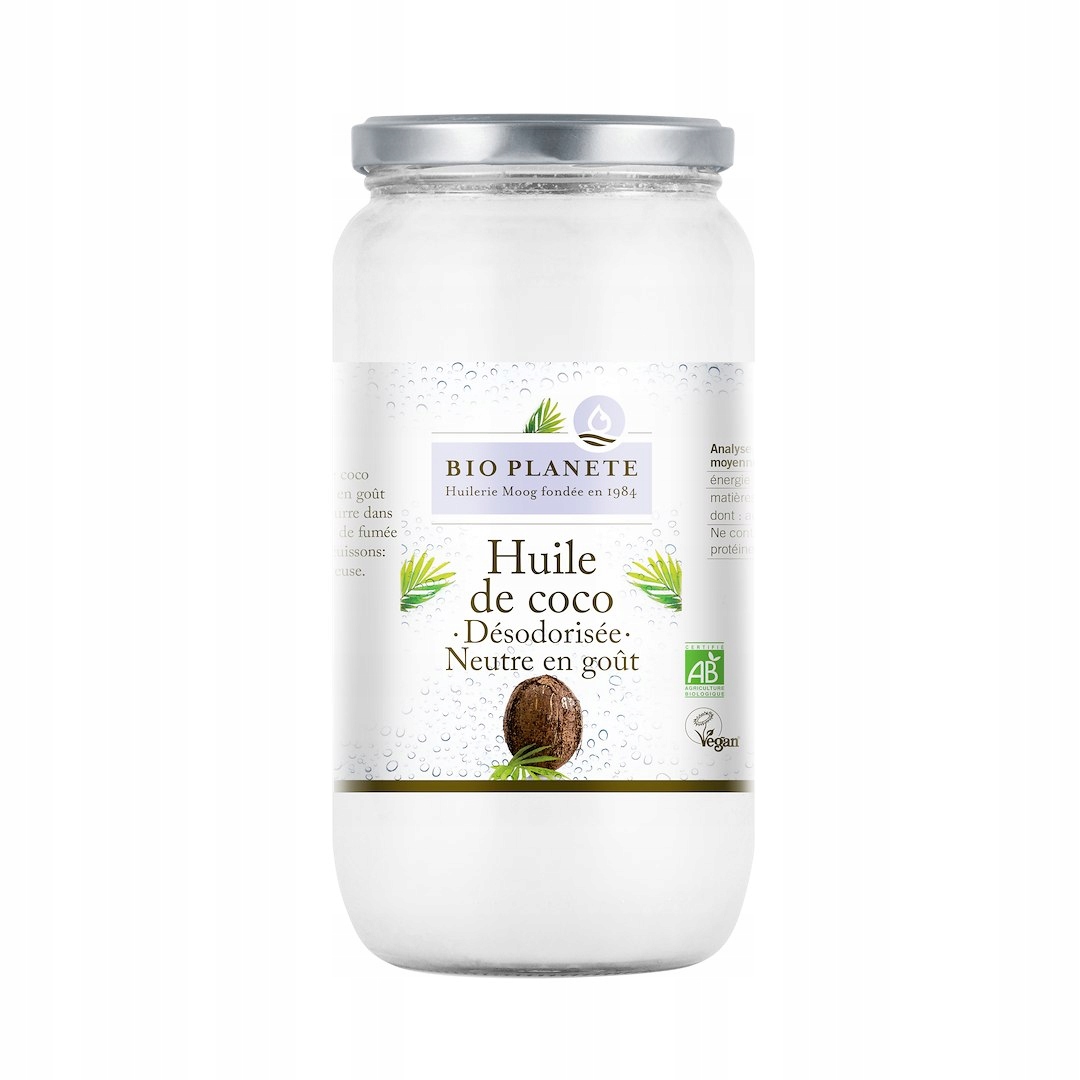 Olej Kokosowy Bezwonny Bio 950 ml Bio Planete