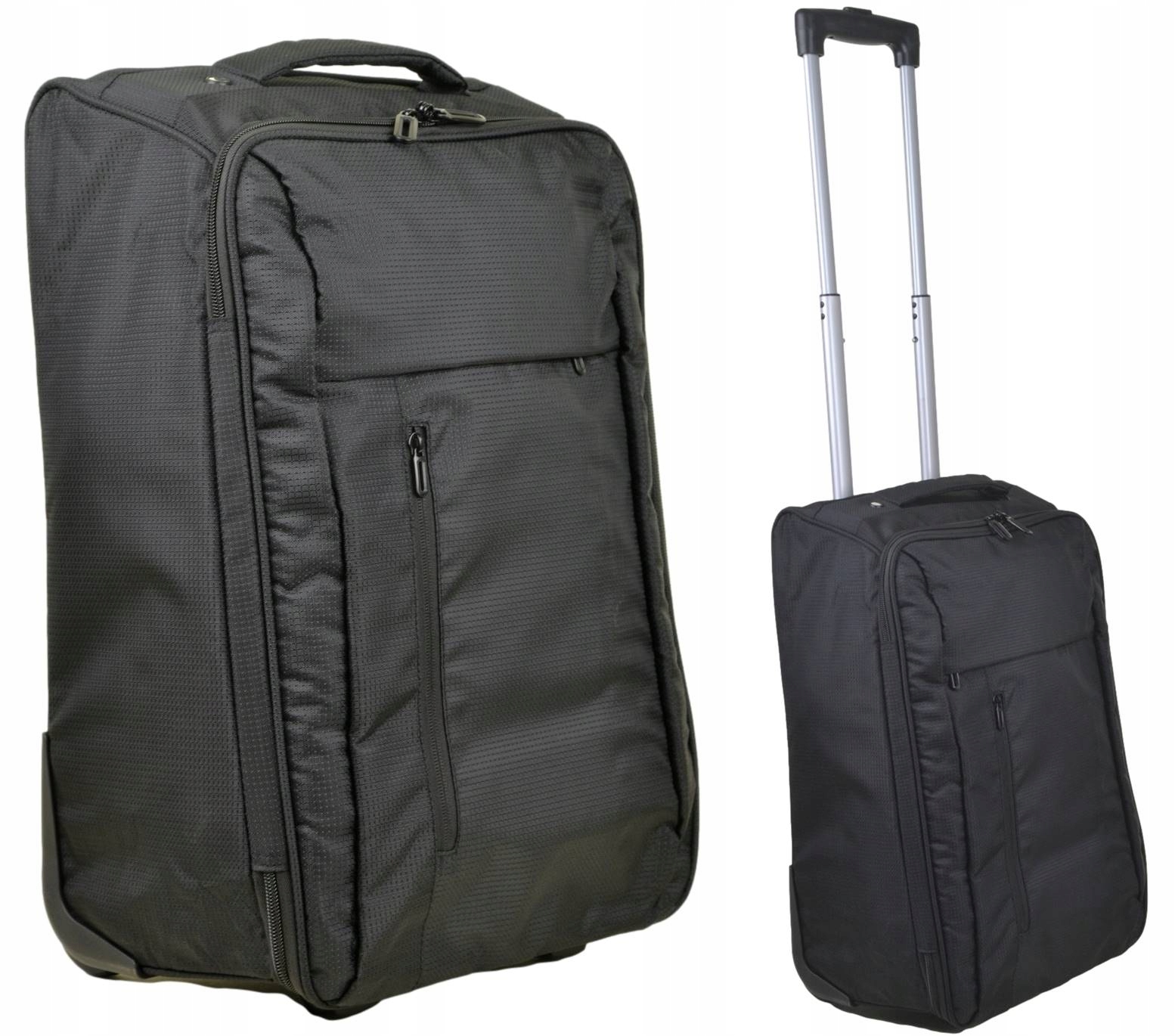 Materiałowa walizka kabinowa na kółkach SunBag