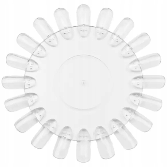 Wzornik okrągły z wymiennymi tipsami|PRZEZROCZYSTY