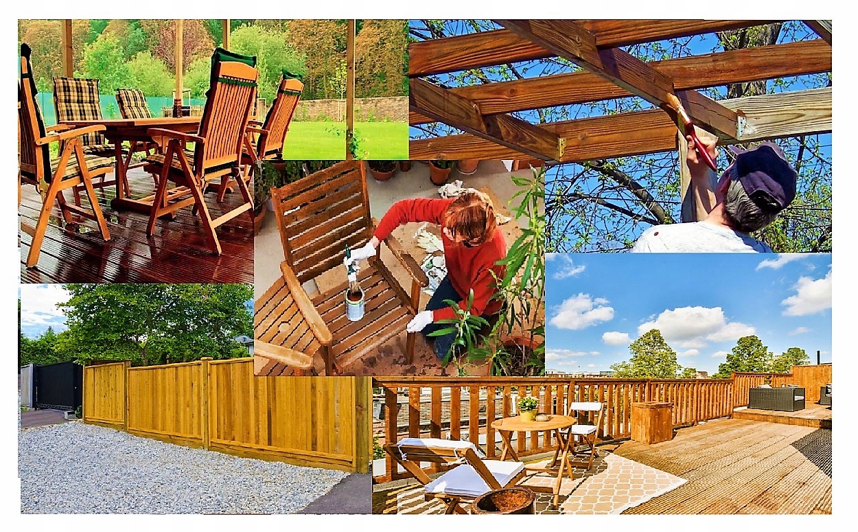 Lakierobejca do drewna 6 L DĄB CIEMNY 8 LAT OCHRONY DREWNA Typ wodna