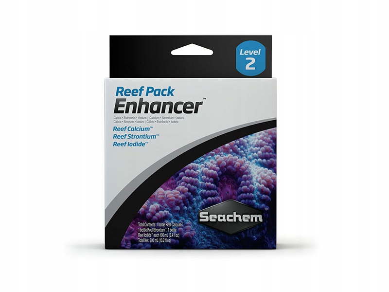 Levně Seachem Reef Pack 2 Enhancer 3x100 ml – sada pro mořské akvárium