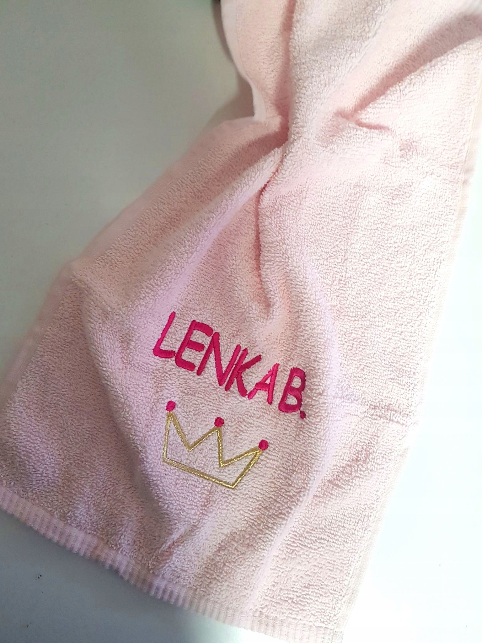 Ręcznik do przedszkola z imieniem imię haft 50x30 Długość 50 cm