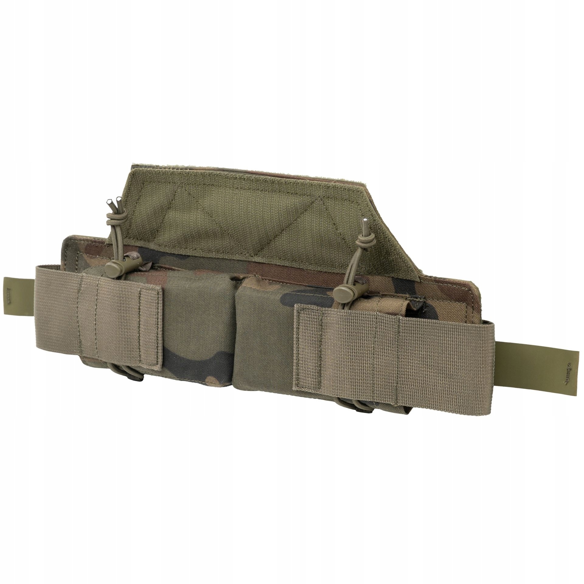 Dvojitá nabíječka Helikon-Tex Double Horizontal Pouch Pl Woodland Irr