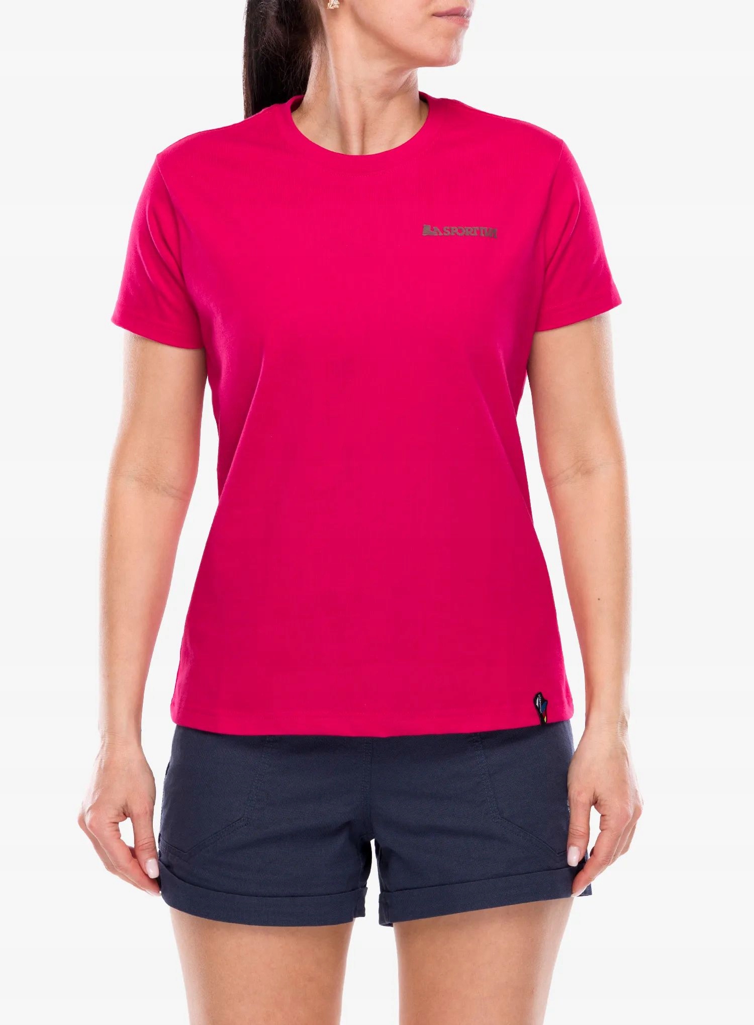 Dámské bavlněné tričko La Sportiva Moon Rock T-Shirt azalea/redwood L
