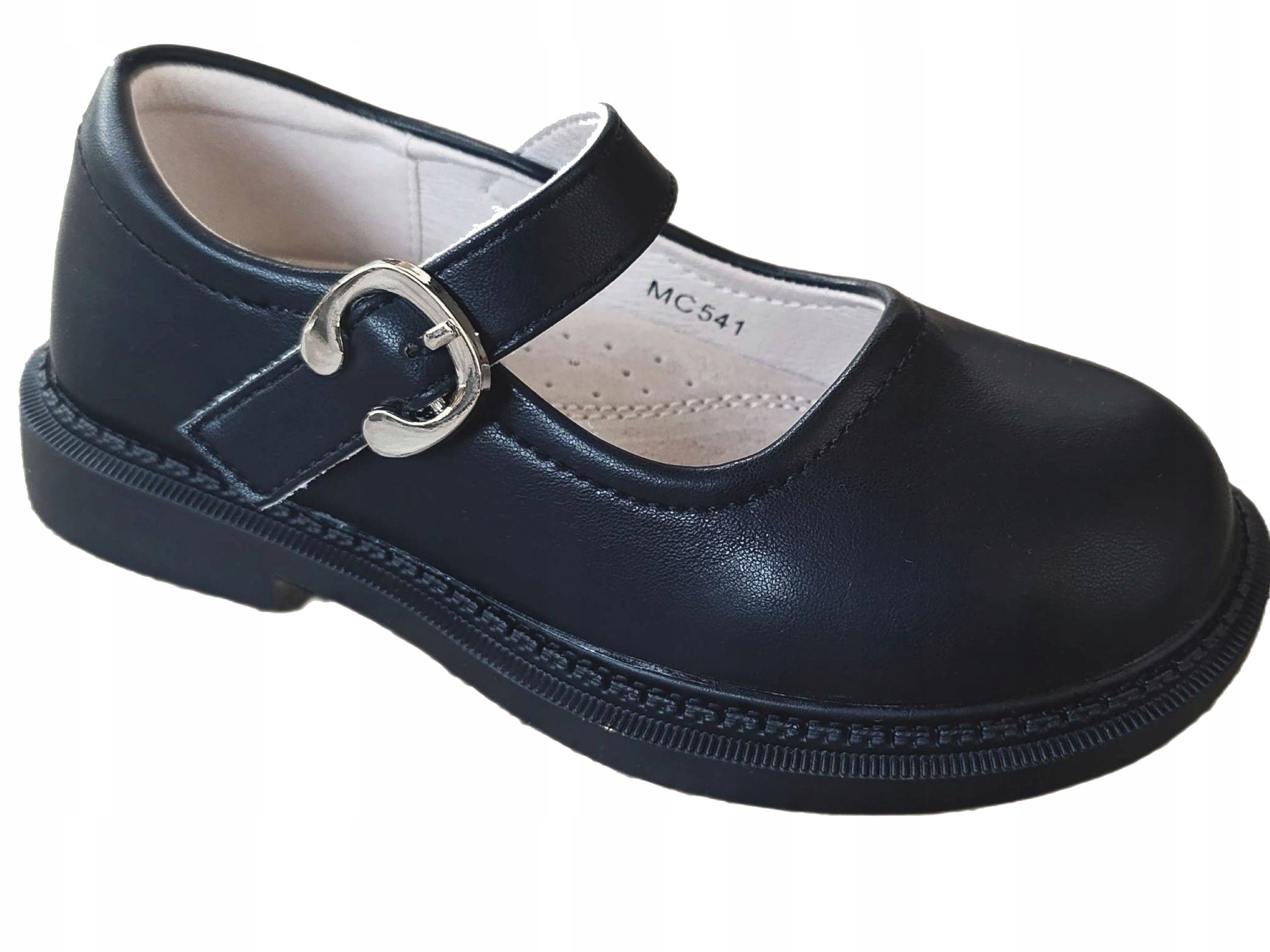 ŚLICZNE balerinki wizytowe Półbuty wesele rzep skóra r. 29 P2-76