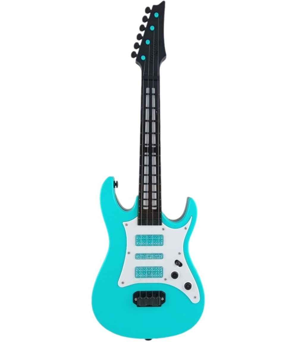 GITARA DLA DZIECI DUŻA INSTRUMENT ŚWIATŁO DŹWIĘK Kolor dominujący wielokolorowy