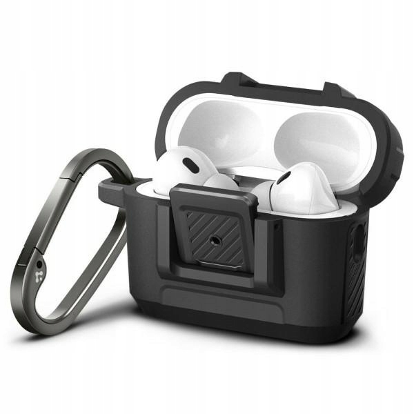 Spigen Lock Fit Airpods Pro 1/2 černá/matte černá ACS05485