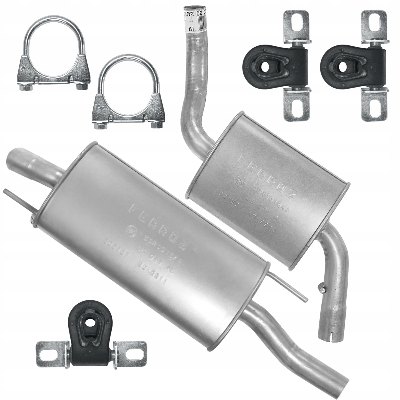 Глушник комплект VW Golf 3 III 91 - 1.8 1.9 HTB кабріолет