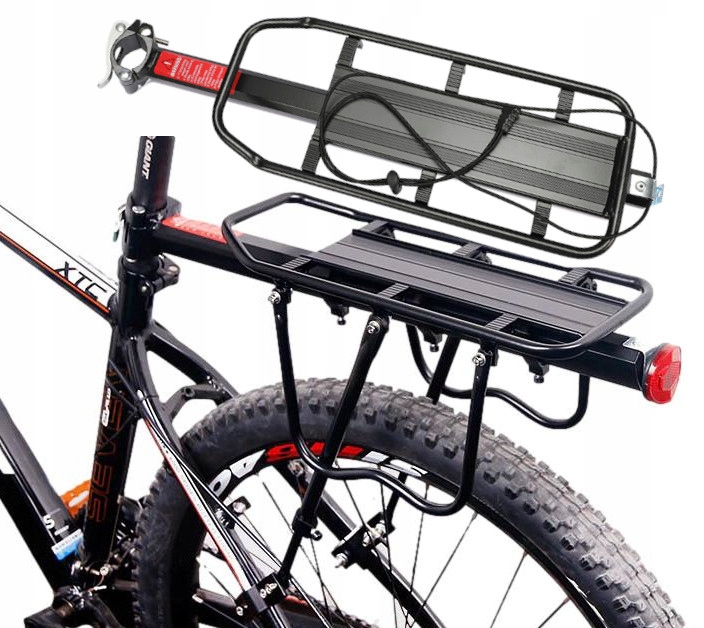 MOCNY TYLNY UNIWERSALNY BAGAŻNIK ROWEROWY ALUMINIOWY TURYSTYCZNY EAN (GTIN) 5904151884746