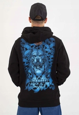 Mikina Pit Bull S Kapucí Guardian Angel černá