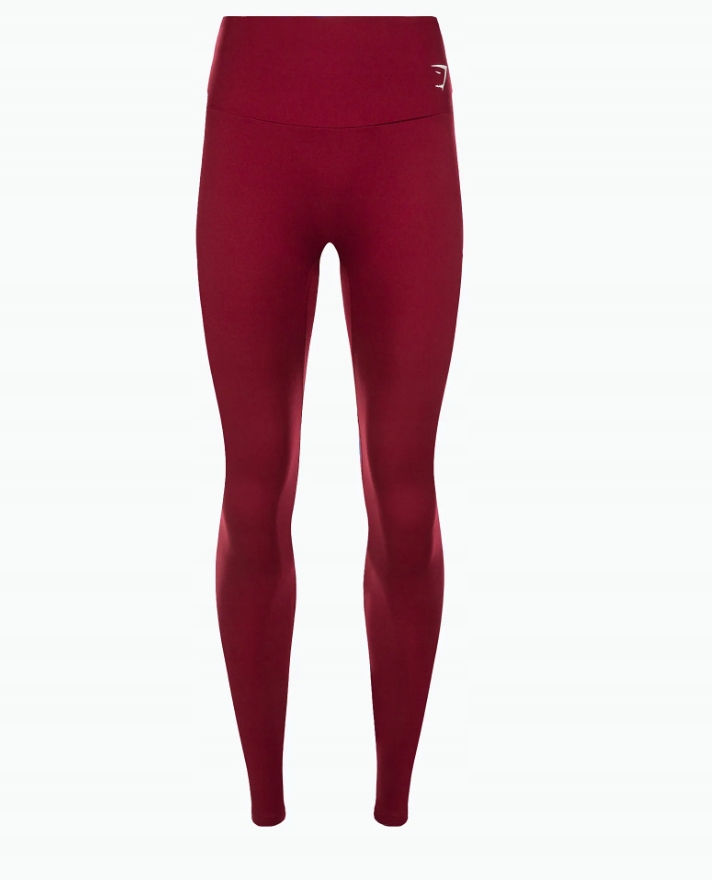 GYMSHARK LEGGINSY DAMSKIE BORDOWE SPORTOWE M 0Z7G1_E*