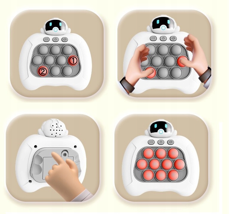 GRA ZRĘCZNOŚCIOWA ANTYSTRESOWA POP IT KOSMOS DARK Producent bez marki