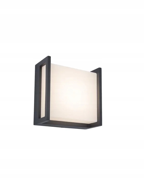 Led fasádní svítidlo, venkovní nástěnné svítidlo, Qubo antracit IP54, 8W, Lutec