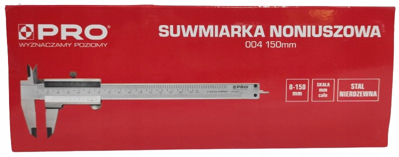 PRECYZYJNA SUWMIARKA NONIUSZOWA 004 150MM PRO 3-01-05-E1-415 Marka Pro