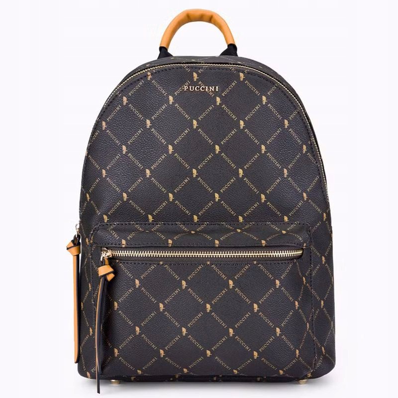 Batoh Puccini S Monogramem BLXP0047P-2 Hnědý