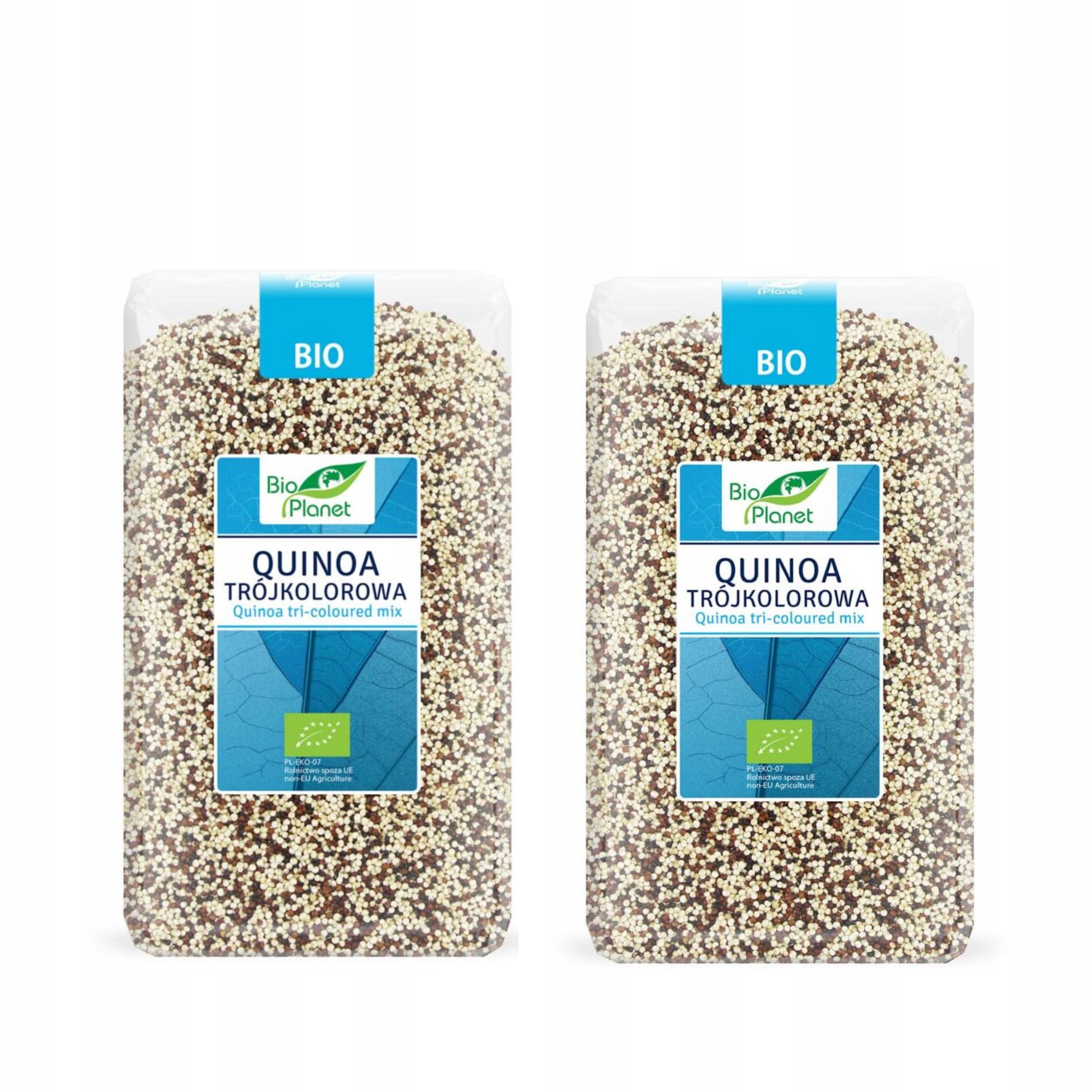 2x Quinoa Trójkolorowa Bio 1 kg Bio Planet