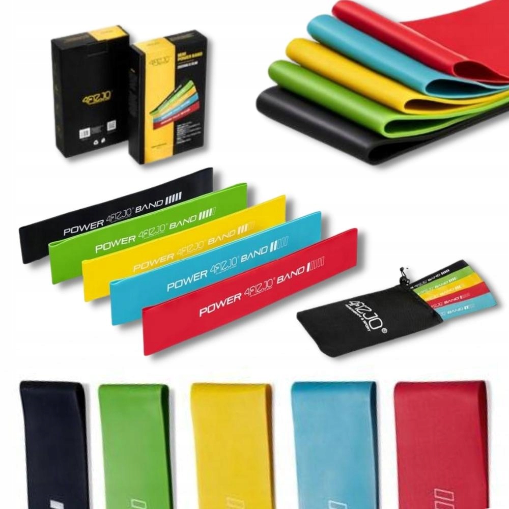 

Zestaw 5 gum do ćwiczeń 4FIZJO Mini Power Band