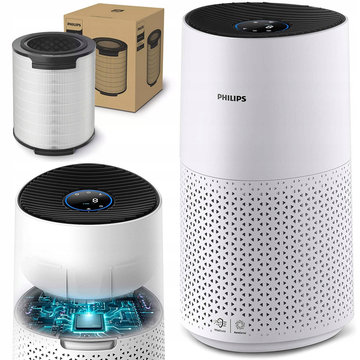 Čistička vzduchu Philips AC1715/10 36 m2 Biela