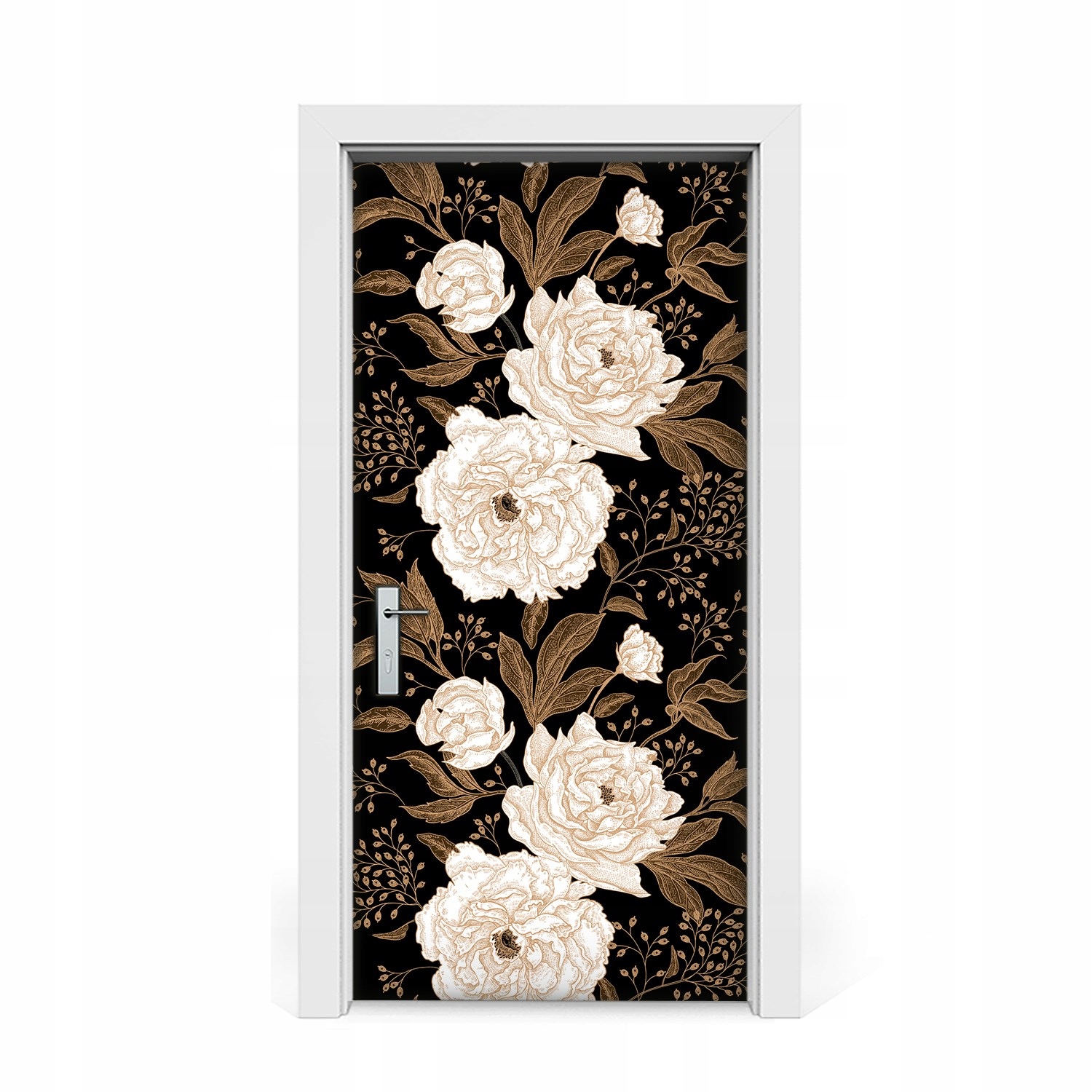 

Naklejka na drzwi Róże obraz w stylu retro 95x205