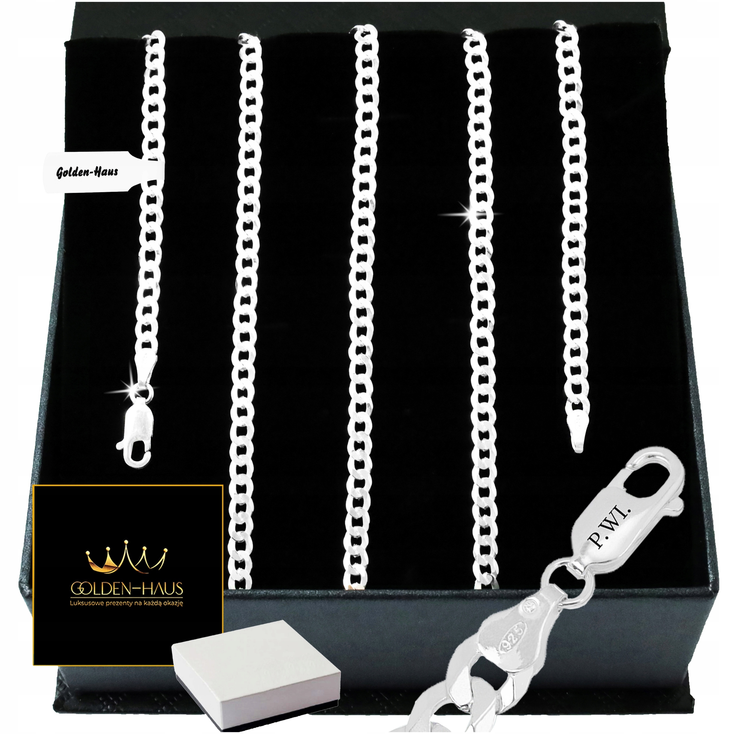 Stříbrný Řetízek Pancíř 65cm/3mm 925 Dárek Gravírování Bonus