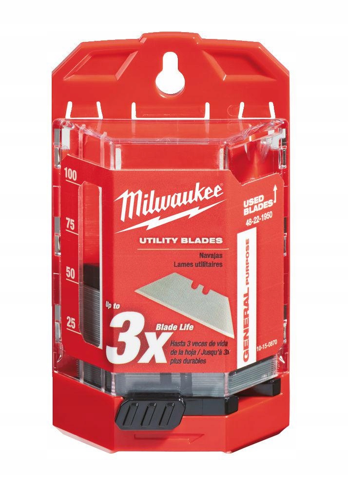 Milwaukee Trapézové Vyměnitelné Čepele 50 Ks 48221950